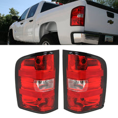 SUPAPRO Tail Lights w/Bulbs for 2007-2013 Chevy Silverado 1500 2500 3500 HD