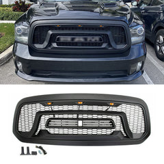 SUPAPRO Rebel Style Front Bumper Grille Grill w/Brackets for Dodge Ram 1500 2013-2018