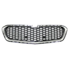 SUPAPAO Chrome Front Upper & Center Grille Grill for 14-15 Chevrolet Malibu