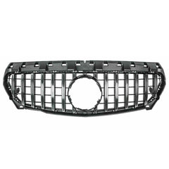 SUPAPRO GT-R Chrome Front Grille for 13-16 Mercedes Benz W117 CLA200 CLA250