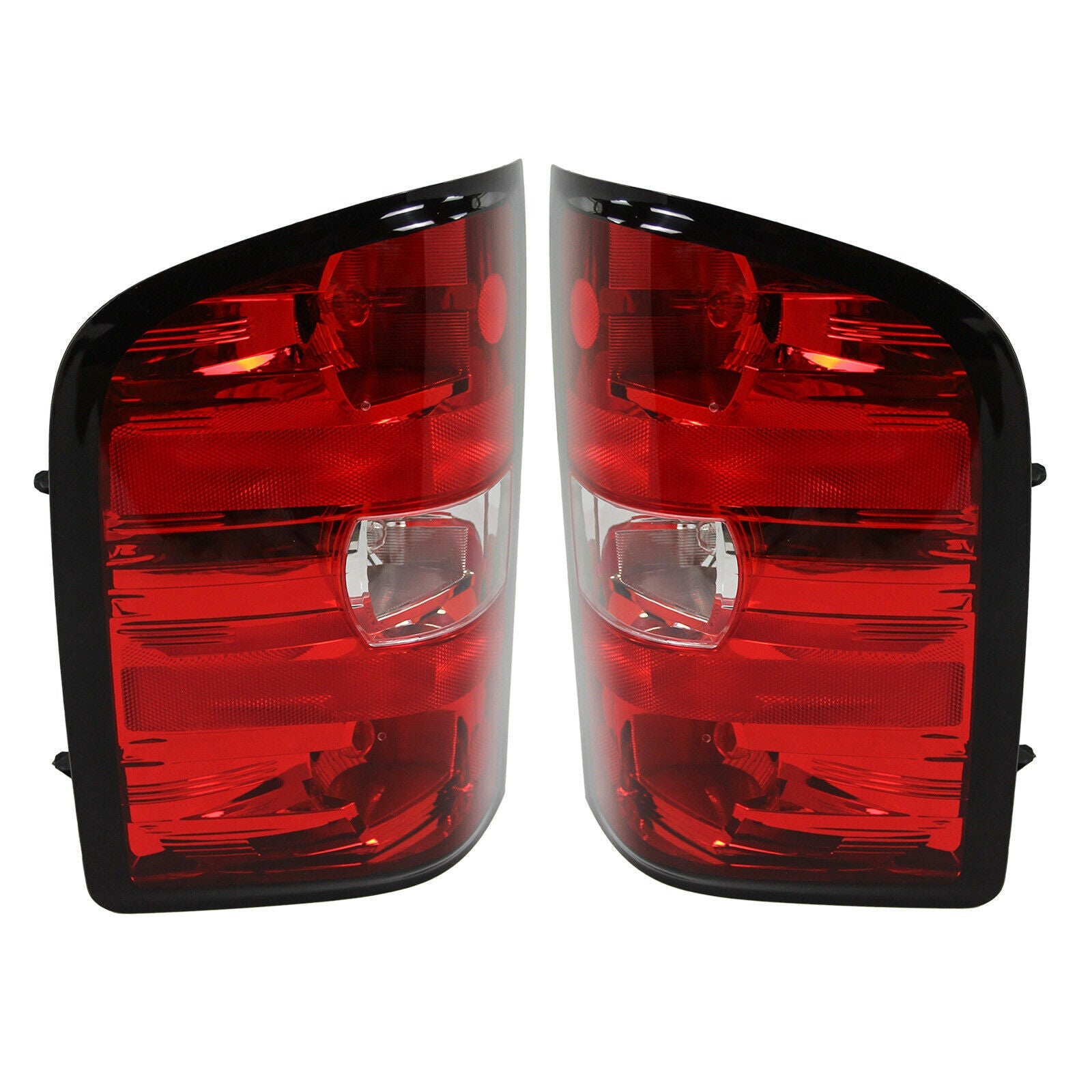 SUPAPRO Tail Lights w/Bulbs for 2007-2013 Chevy Silverado 1500 2500 3500 HD