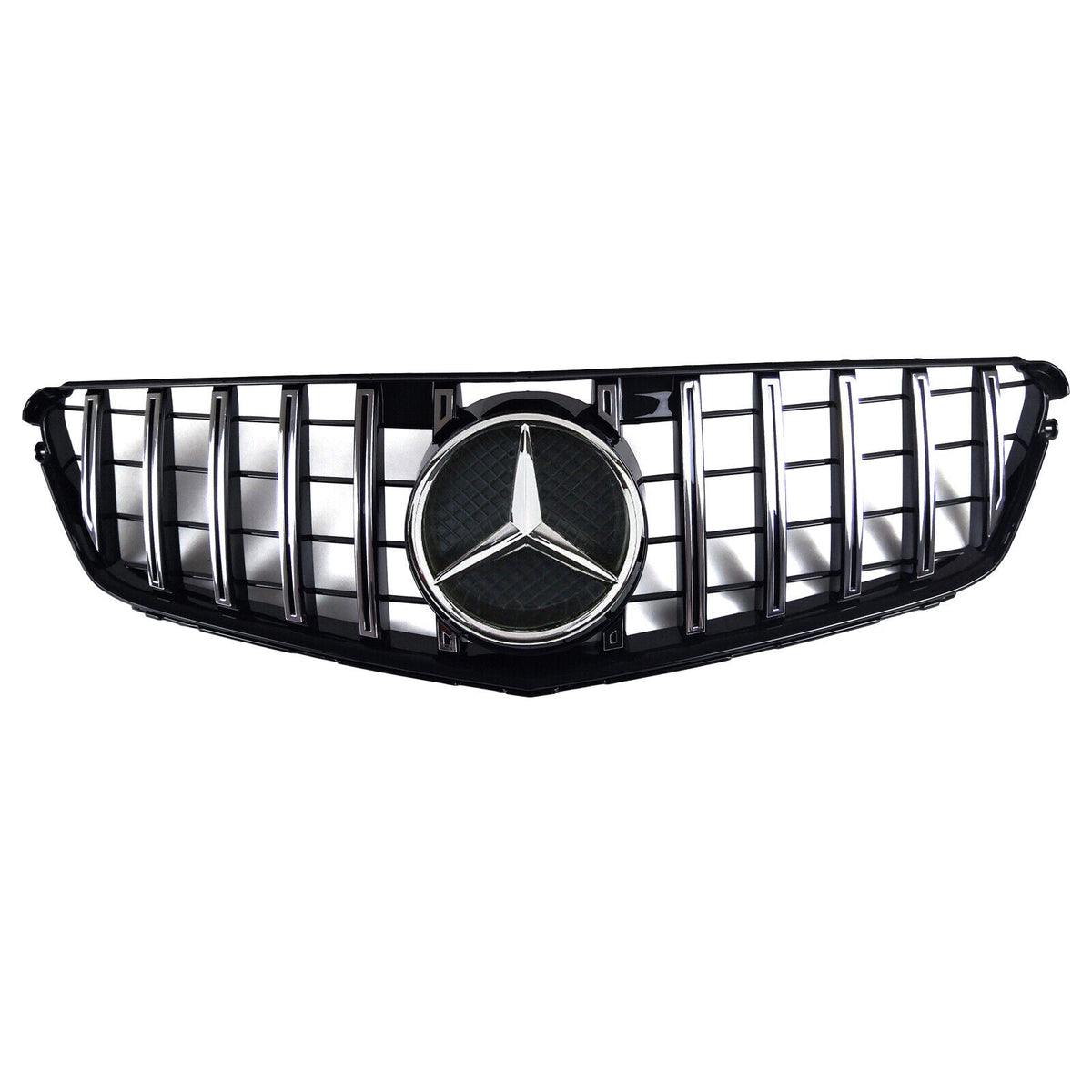 SUPAPRO GT Front Grille Grill w/Star for Mercedes Benz W204 C250 C300 C350