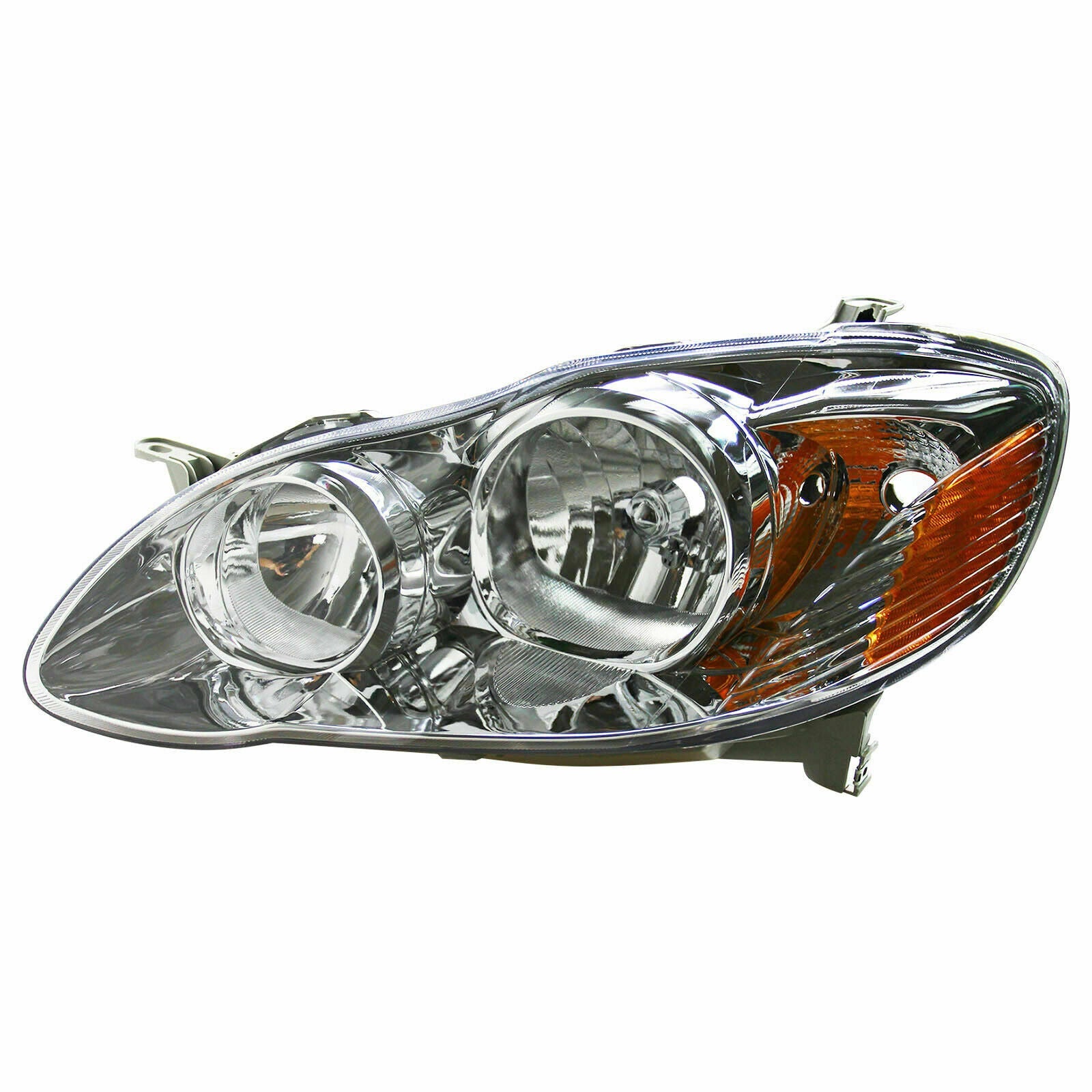 SUPAPRO Headlights Assembly lamps Housing for 2003-2008 Toyota Corolla