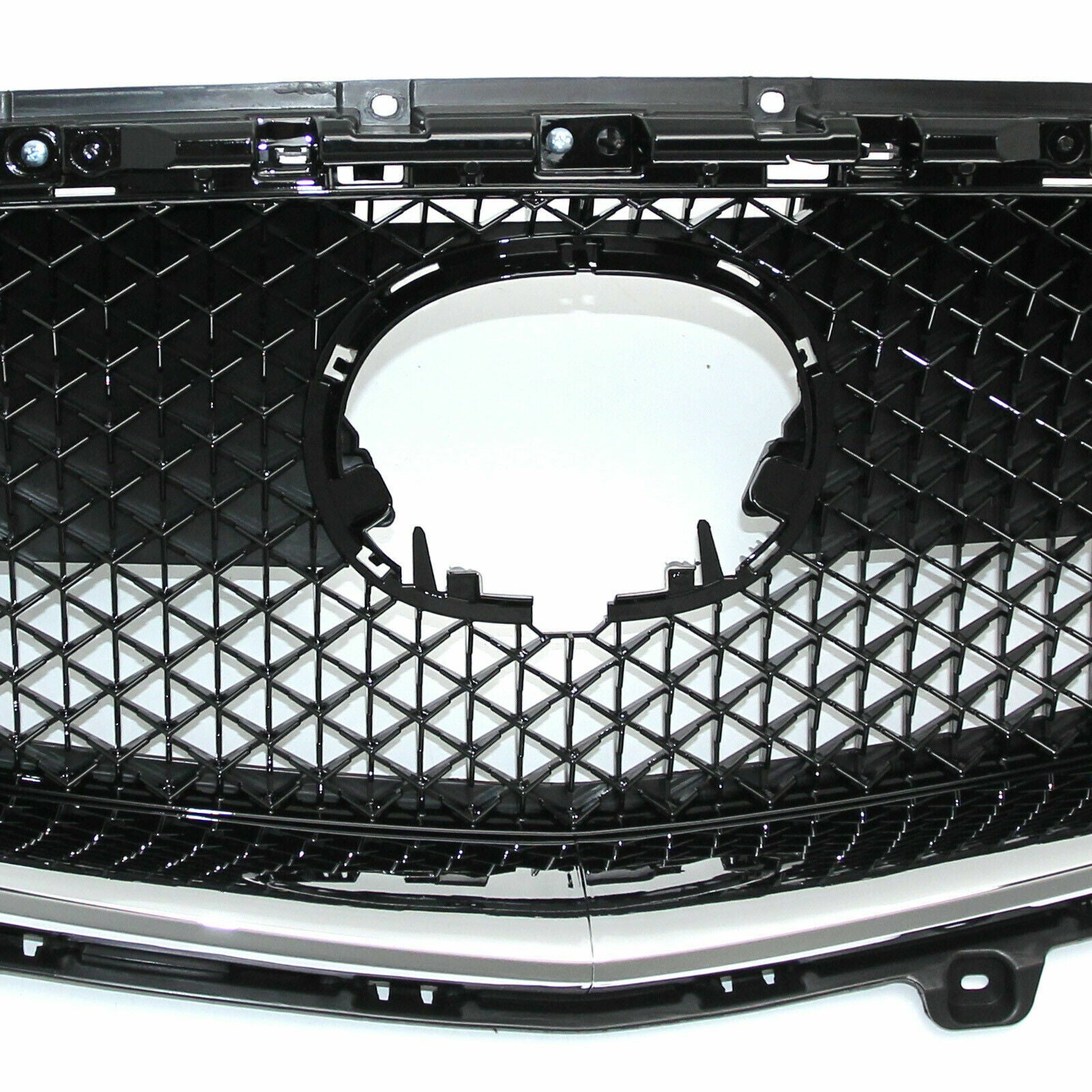 SUPAPRO Chrome Front Upper Grille Assembly No Emblem for 2017-2020 Mazda CX-5