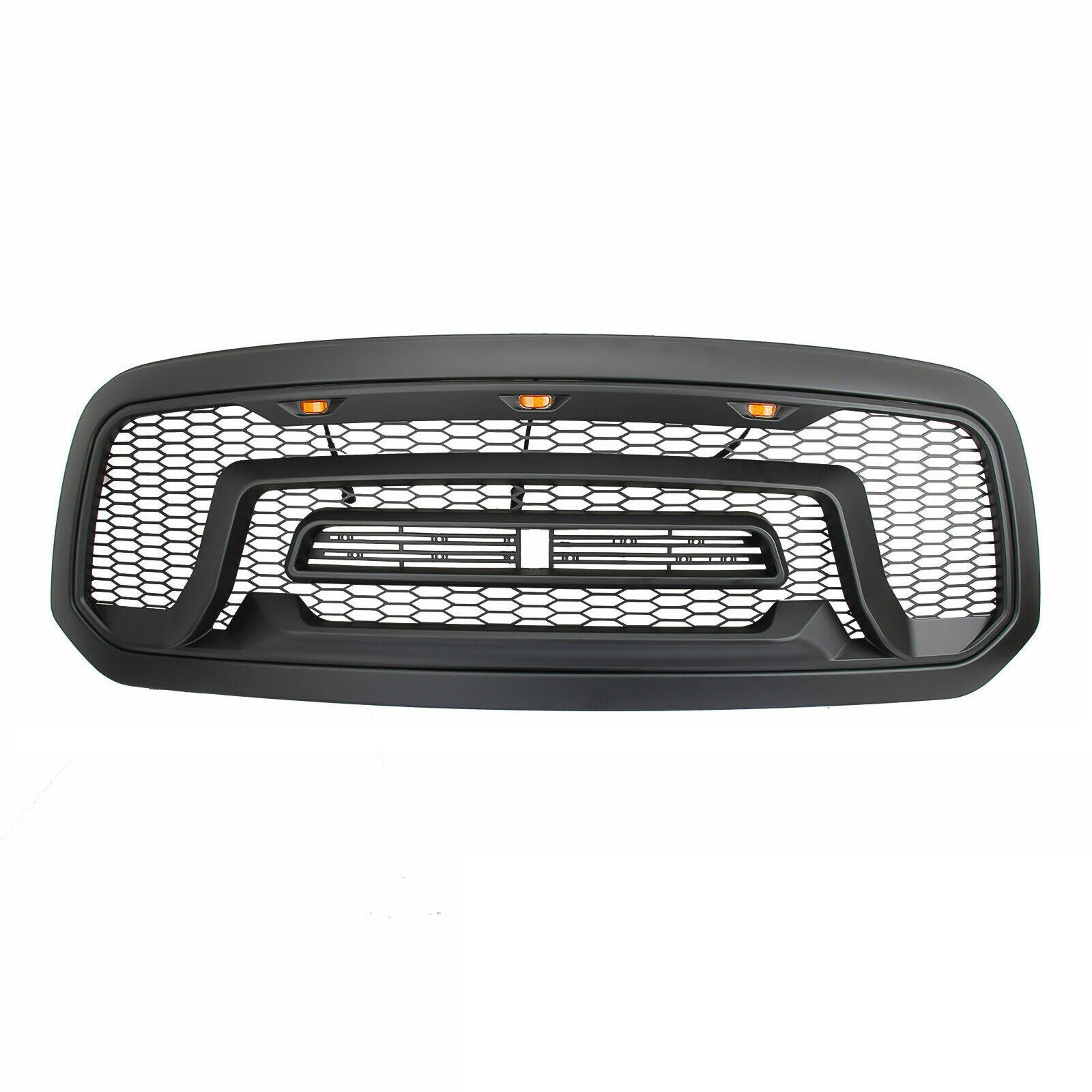 SUPAPRO Rebel Style Front Bumper Grille Grill w/Brackets for Dodge Ram 1500 2013-2018