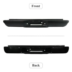 SUPAPRO Black Rear Step Bumper for 88-2000 Chevy Silverado GMC Sierra C/K 1500 2500