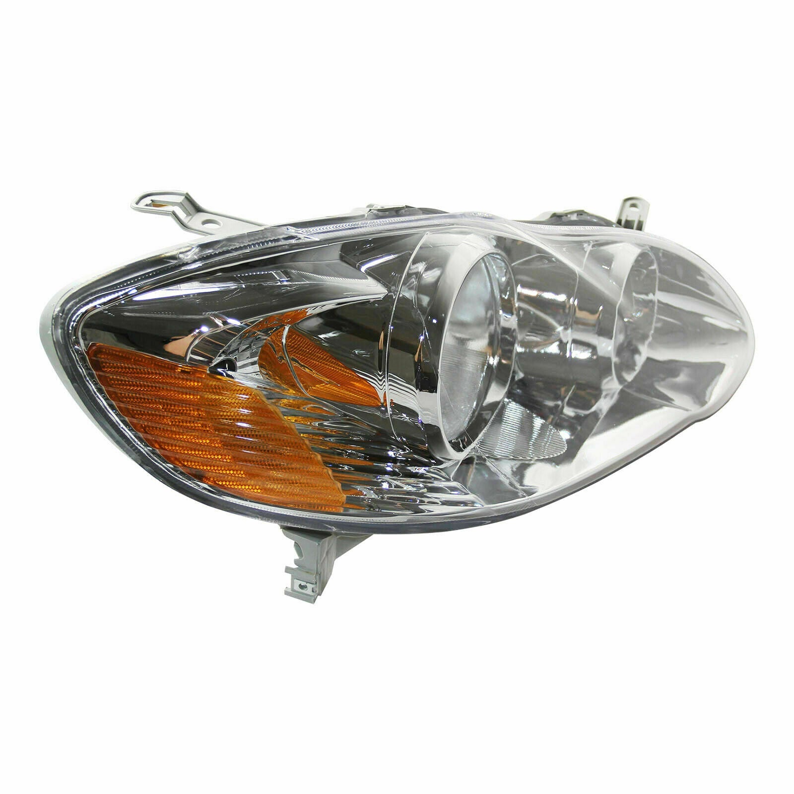 SUPAPRO Headlights Assembly lamps Housing for 2003-2008 Toyota Corolla