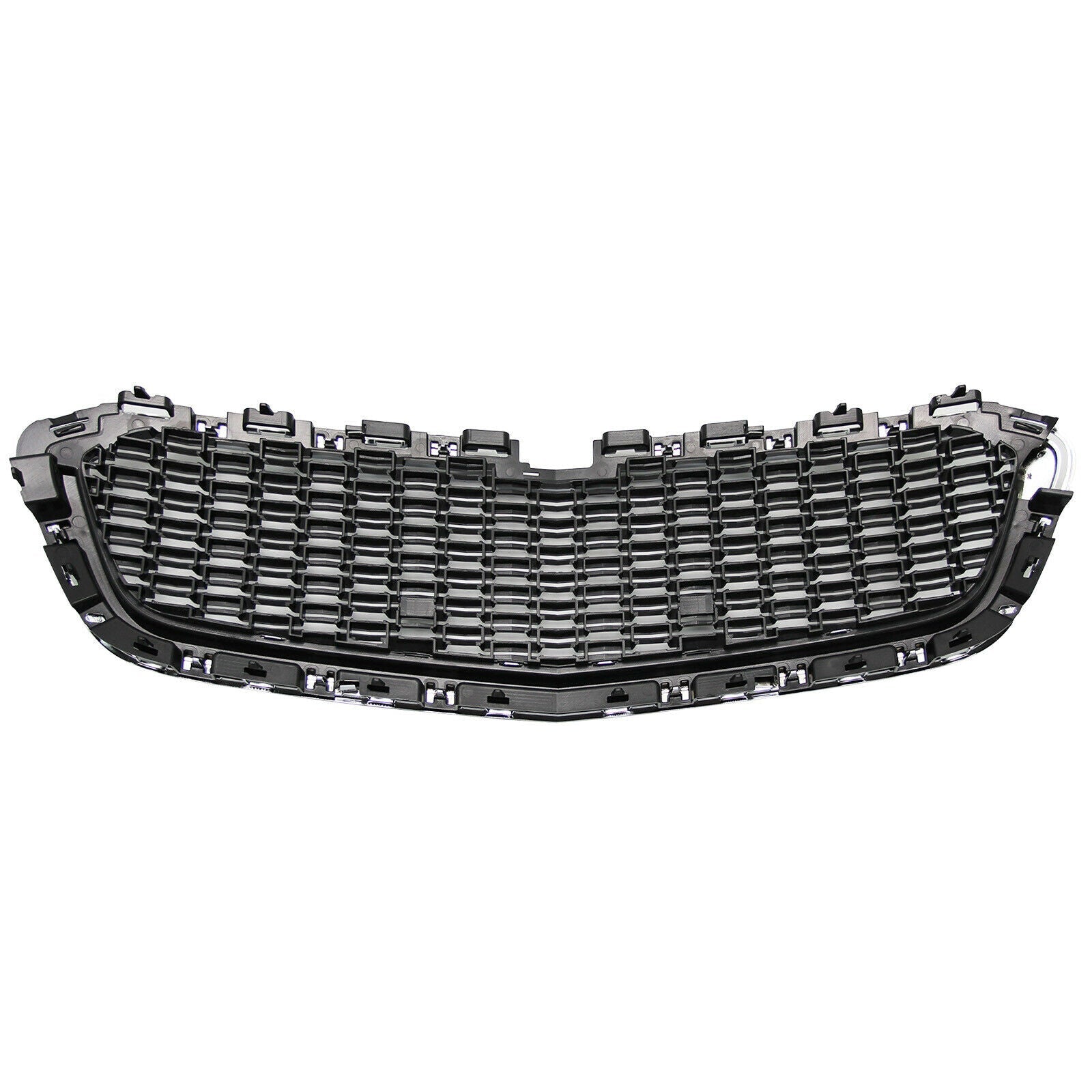 SUPAPAO Chrome Front Upper & Center Grille Grill for 14-15 Chevrolet Malibu