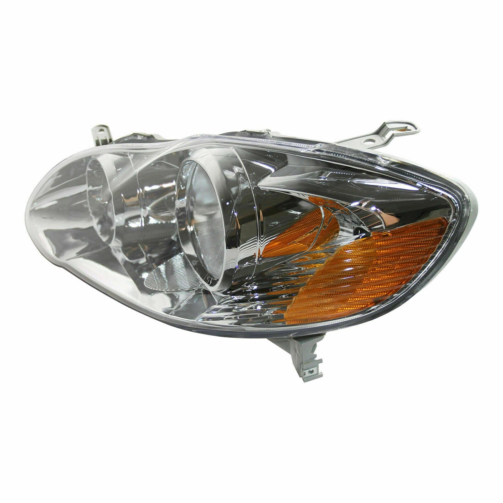 SUPAPRO Headlights Assembly lamps Housing for 2003-2008 Toyota Corolla