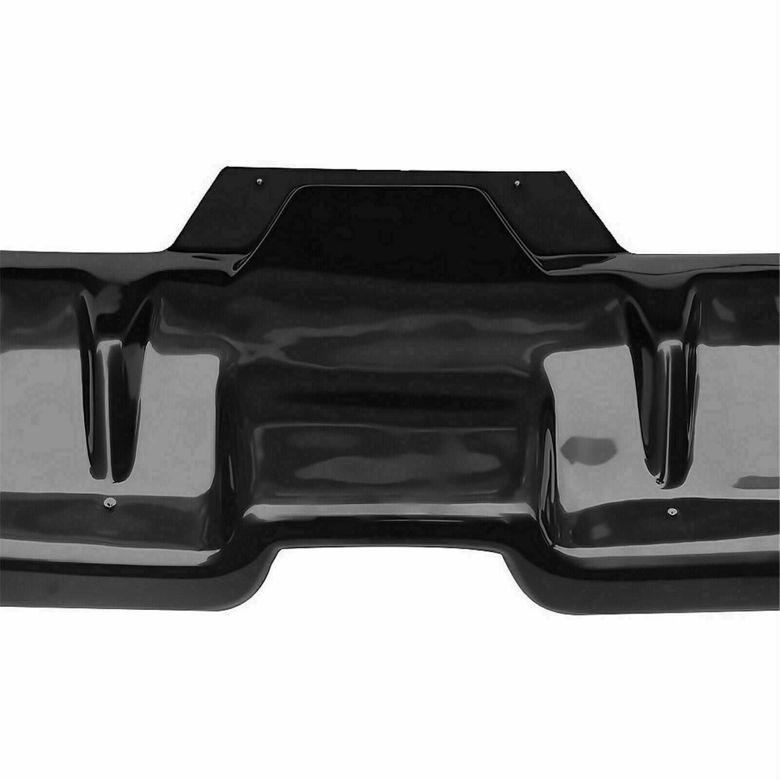 Rear Bumper Lip Diffuser ABS Plastic Black for 15-21 Subaru Impreza WRX STI