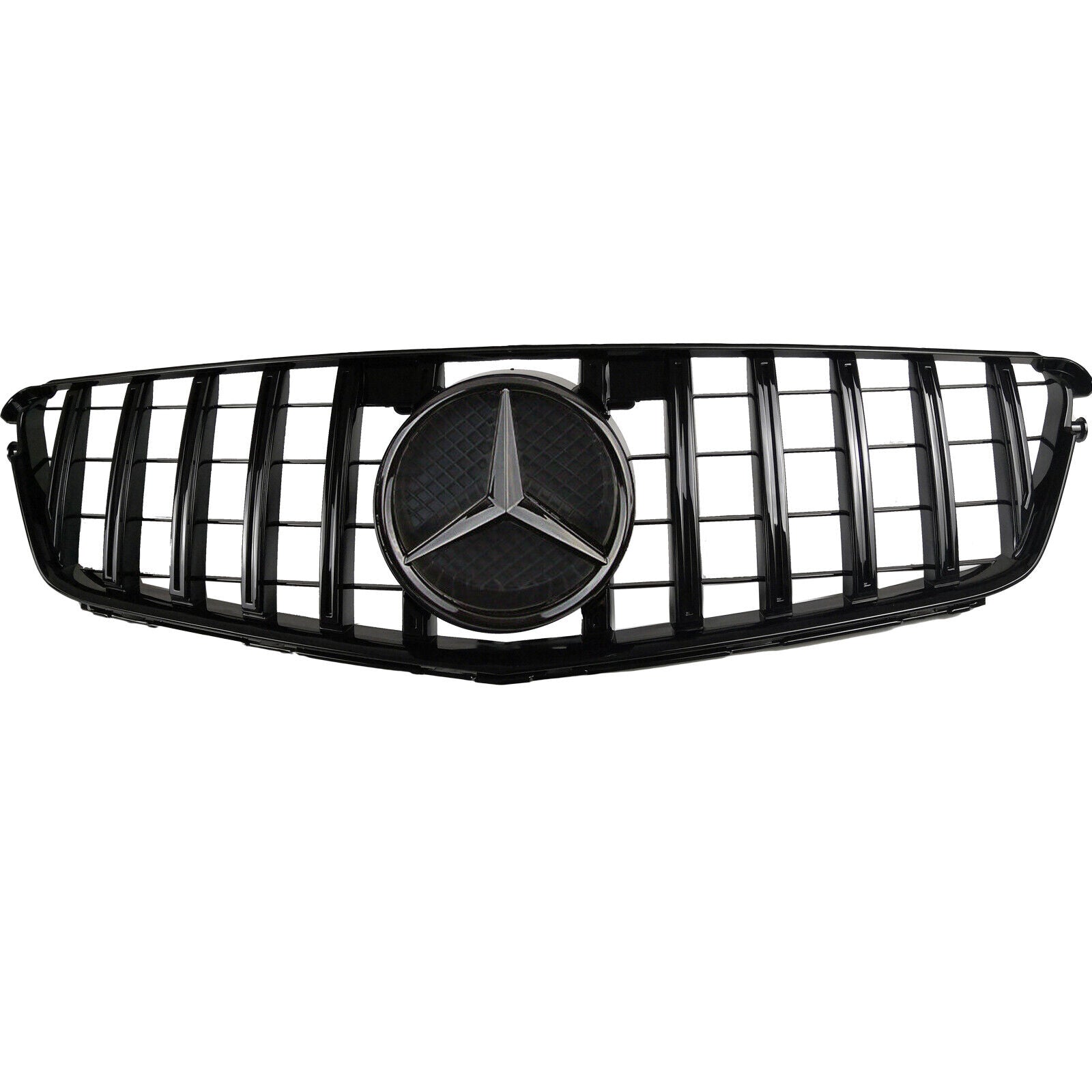 SUPAPRO GT Front Grille Grill w/Star for Mercedes Benz W204 C250 C300 C350